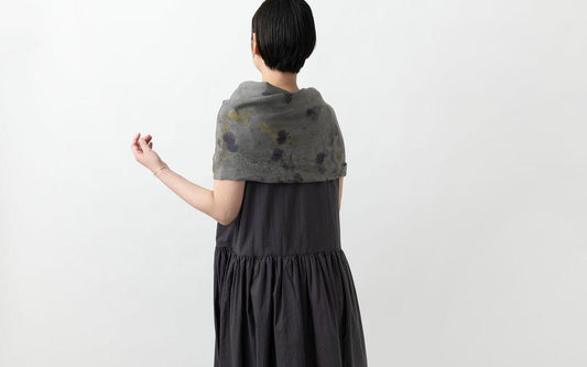 enrica cottonsilk scarf｜botanicalmix