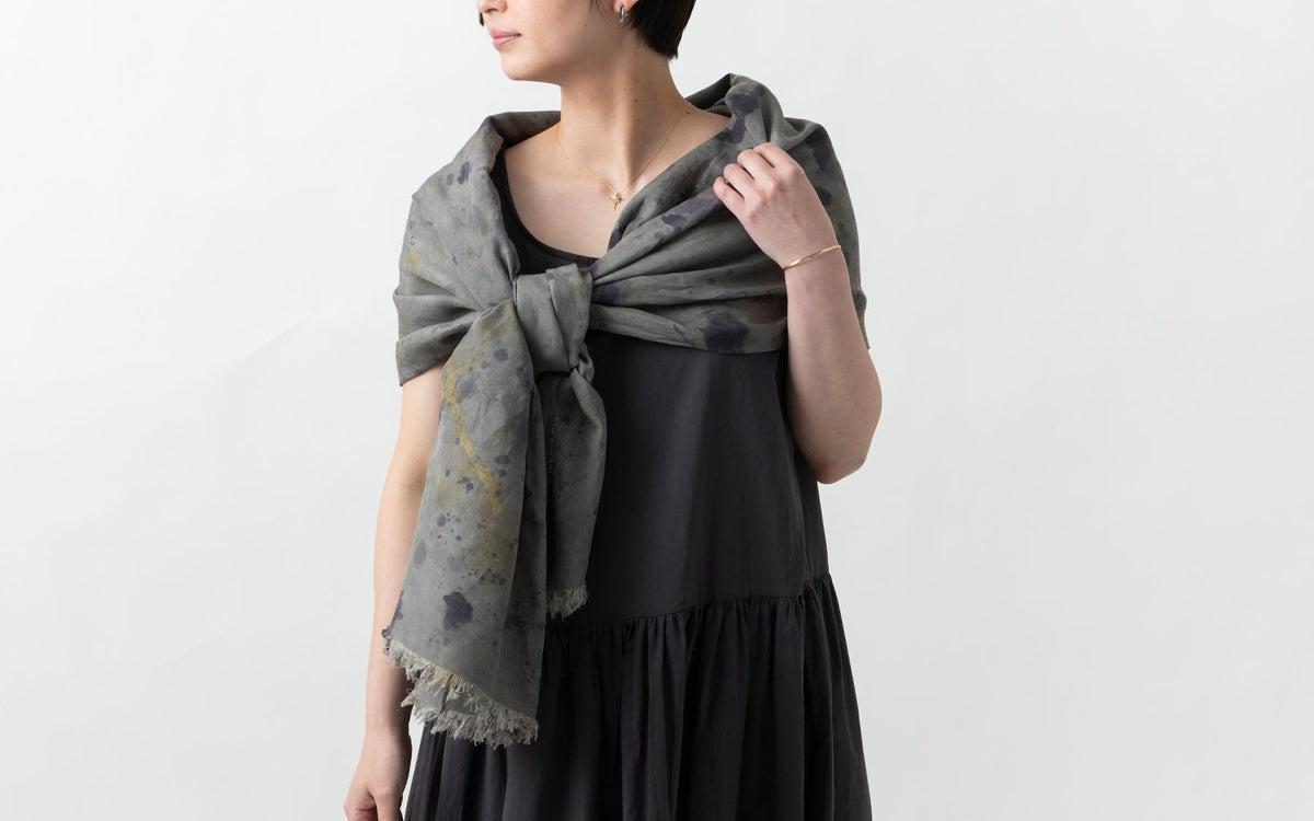 enrica cottonsilk scarf｜botanicalmix