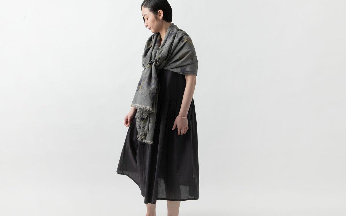 enrica cottonsilk scarf｜botanicalmix