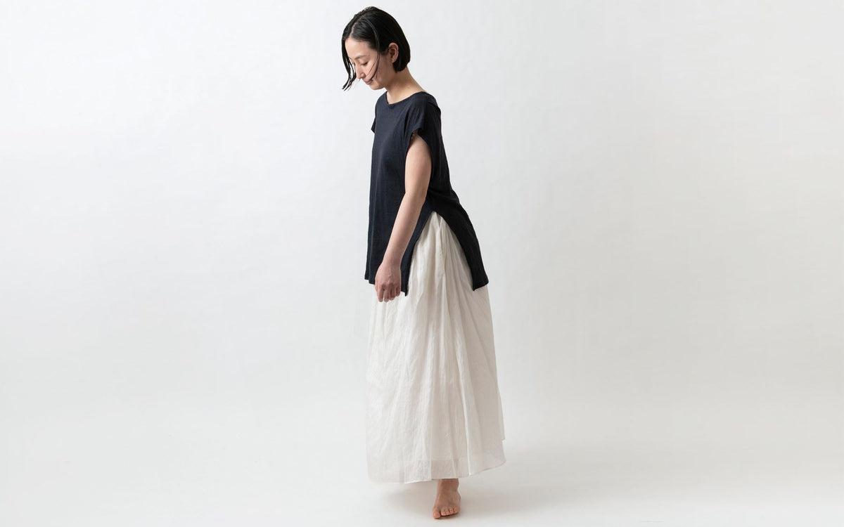 enrica linenknit cutsew｜black