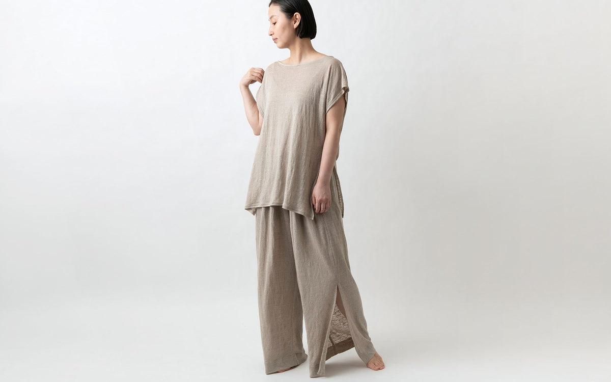 enrica linenknit cutsew｜natural