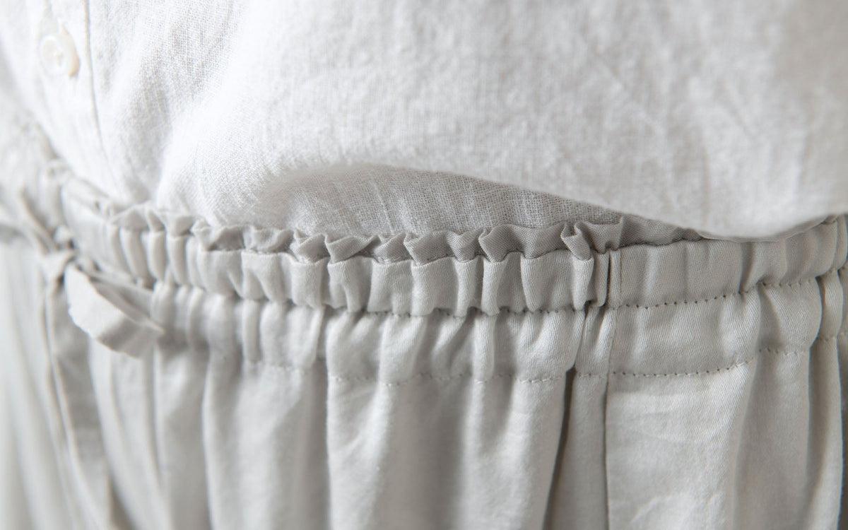 enrica pants lightgrey｜natural dye｜pants081