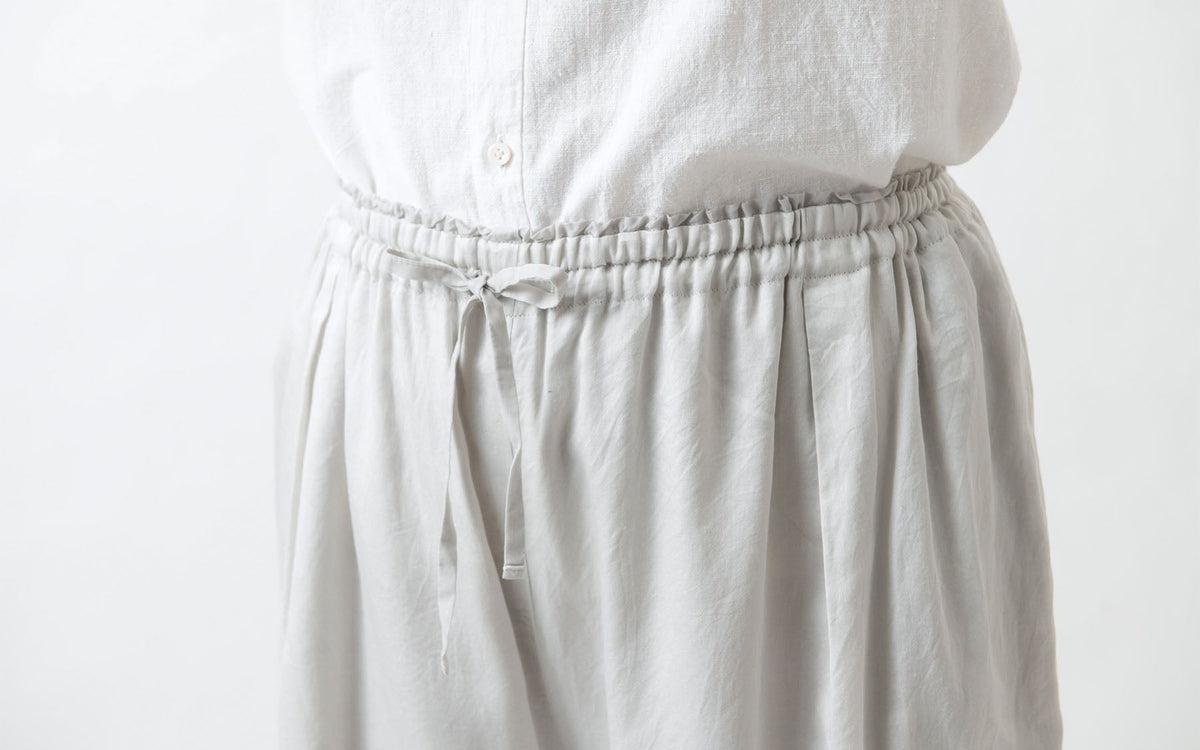 enrica pants lightgrey｜natural dye｜pants081