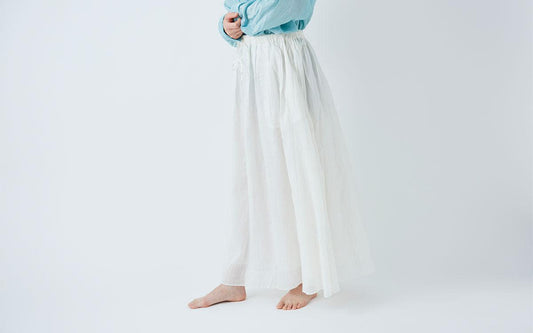 enrica skirt cottonsilk｜natural｜skirt014