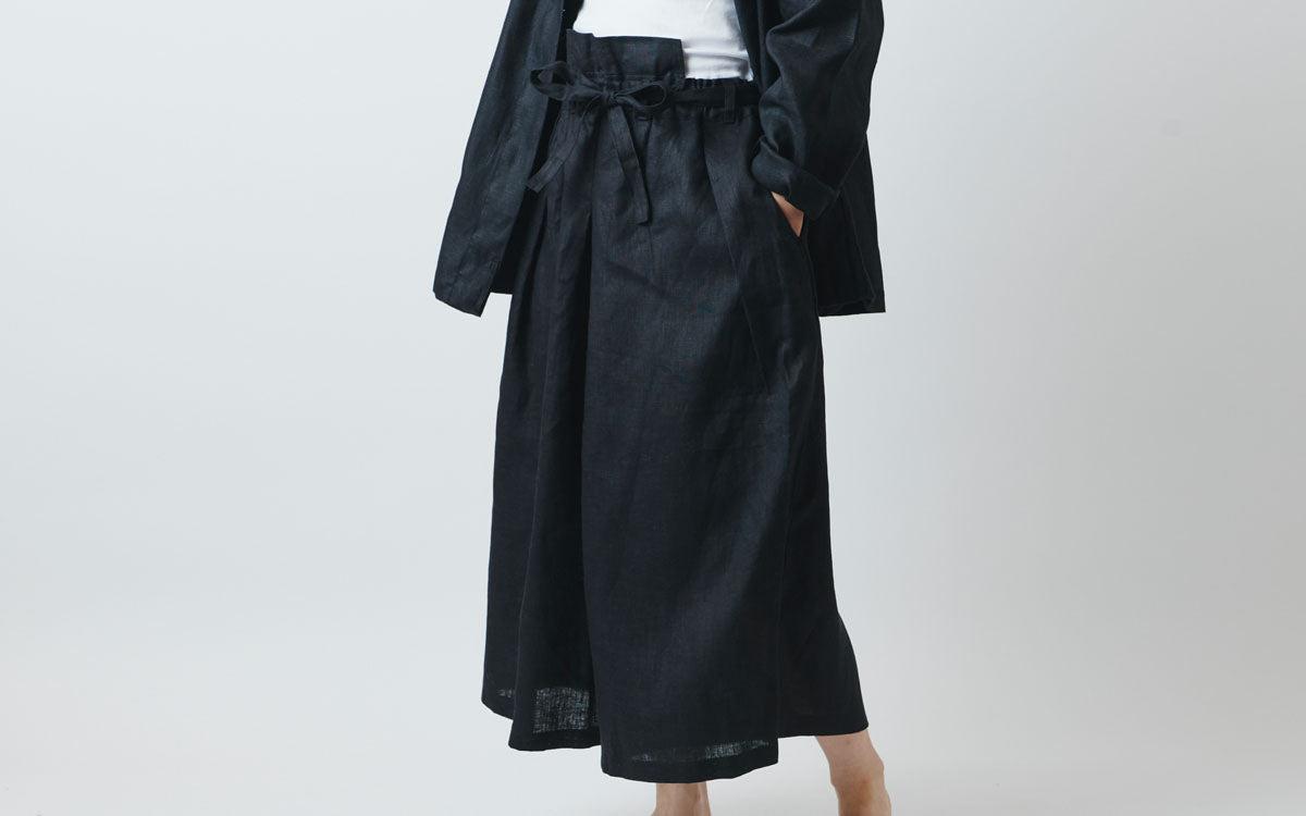 きるもの 袴パンツ｜リネン 5色｜unisex freesize