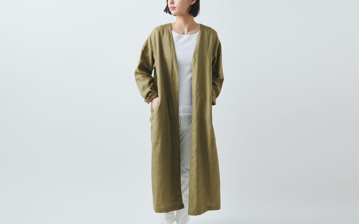 【新色追加】きるもの 四 JKT｜リネン 7色｜unisex freesize