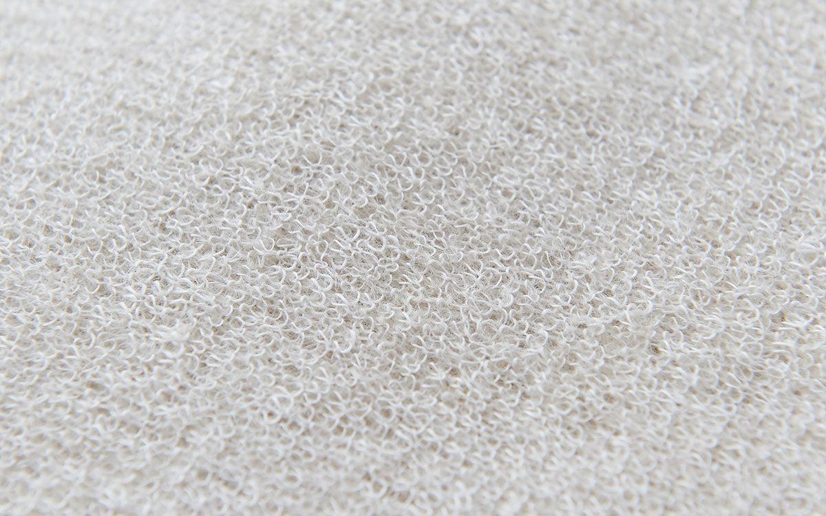 モヘアリネン ニットストール｜スノーホワイト