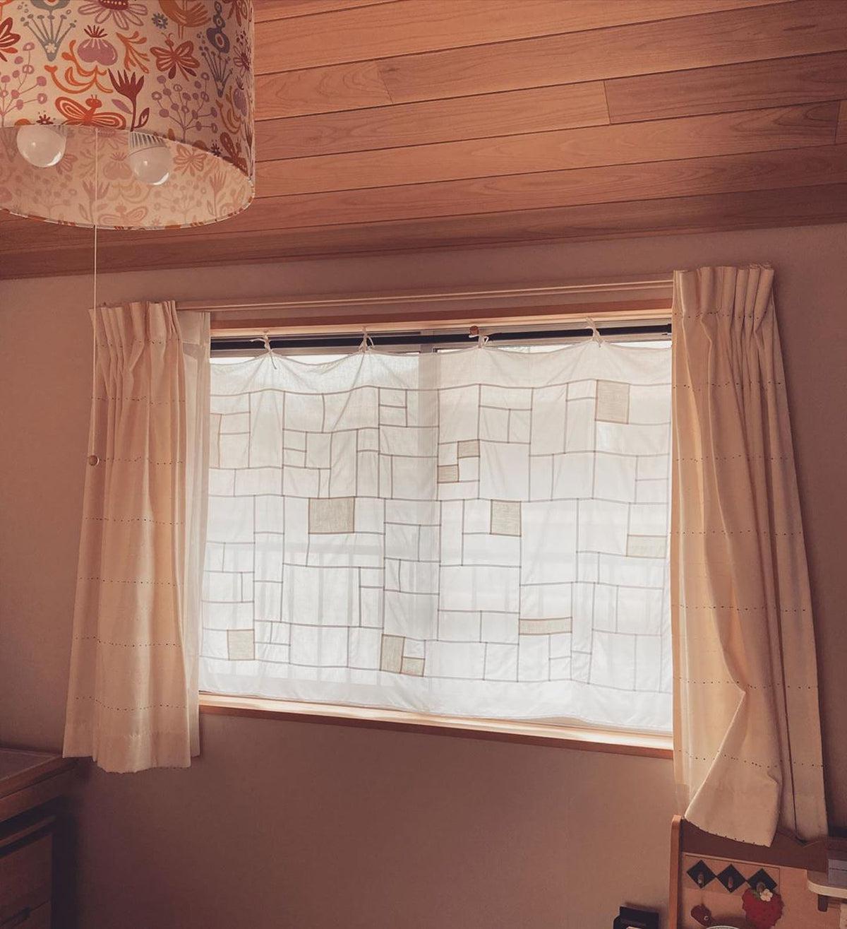 【オーダーメイド】ポジャギカーテン｜コットン×リネン