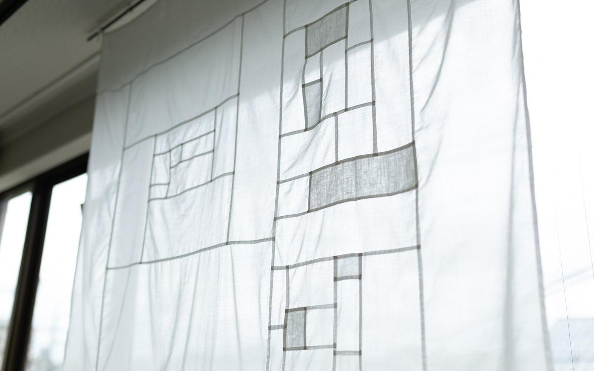 【オーダーメイド】ポジャギカーテン｜コットン×リネン