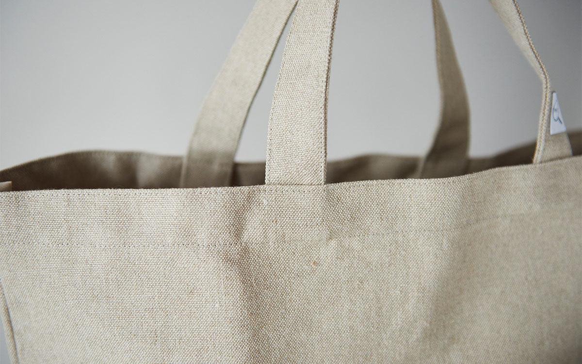 【受注製作】リネン帆布のトートバッグ M
