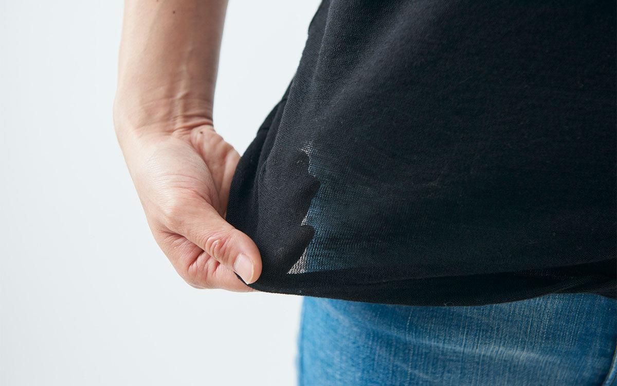 リネンコットンアンダーウェア ノースリーブ｜レディース｜オフホワイト