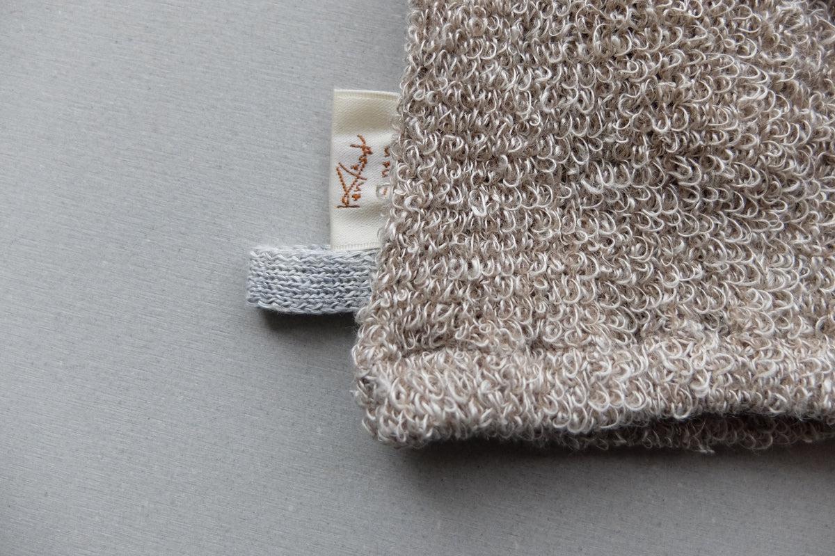 リネンニット バスミトン