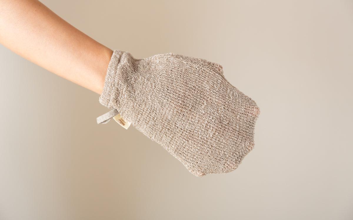 リネンニット バスミトン