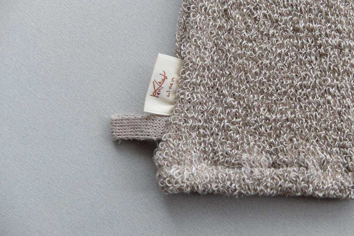 リネンニット バスミトン