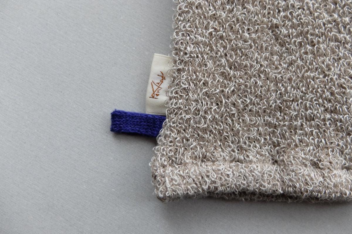 リネンニット バスミトン