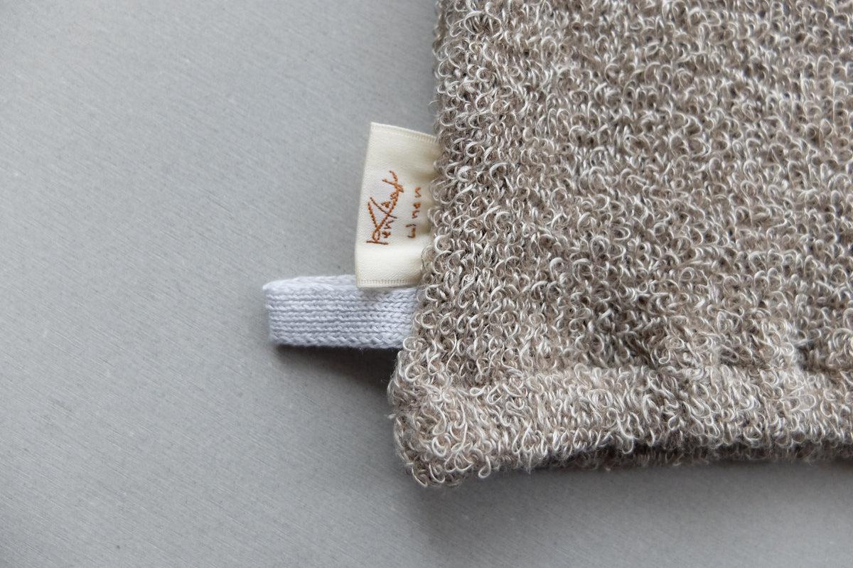 リネンニット バスミトン