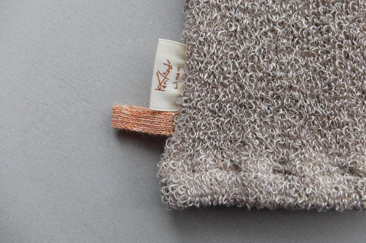 リネンニット バスミトン