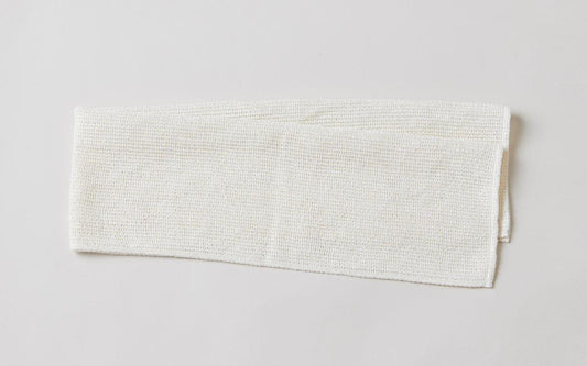 リネンニット メッシュタオル｜ホワイト