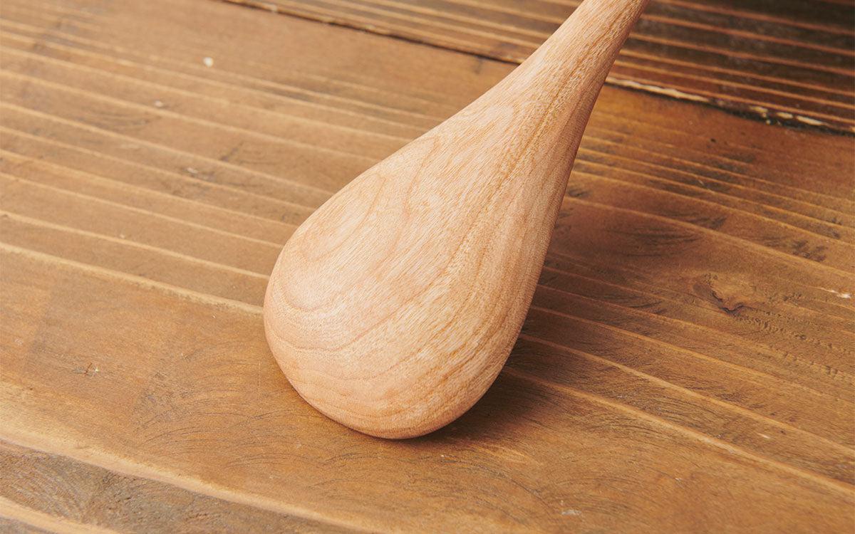 サーバースプーン チェリー｜オイル・蜜蝋仕上げ