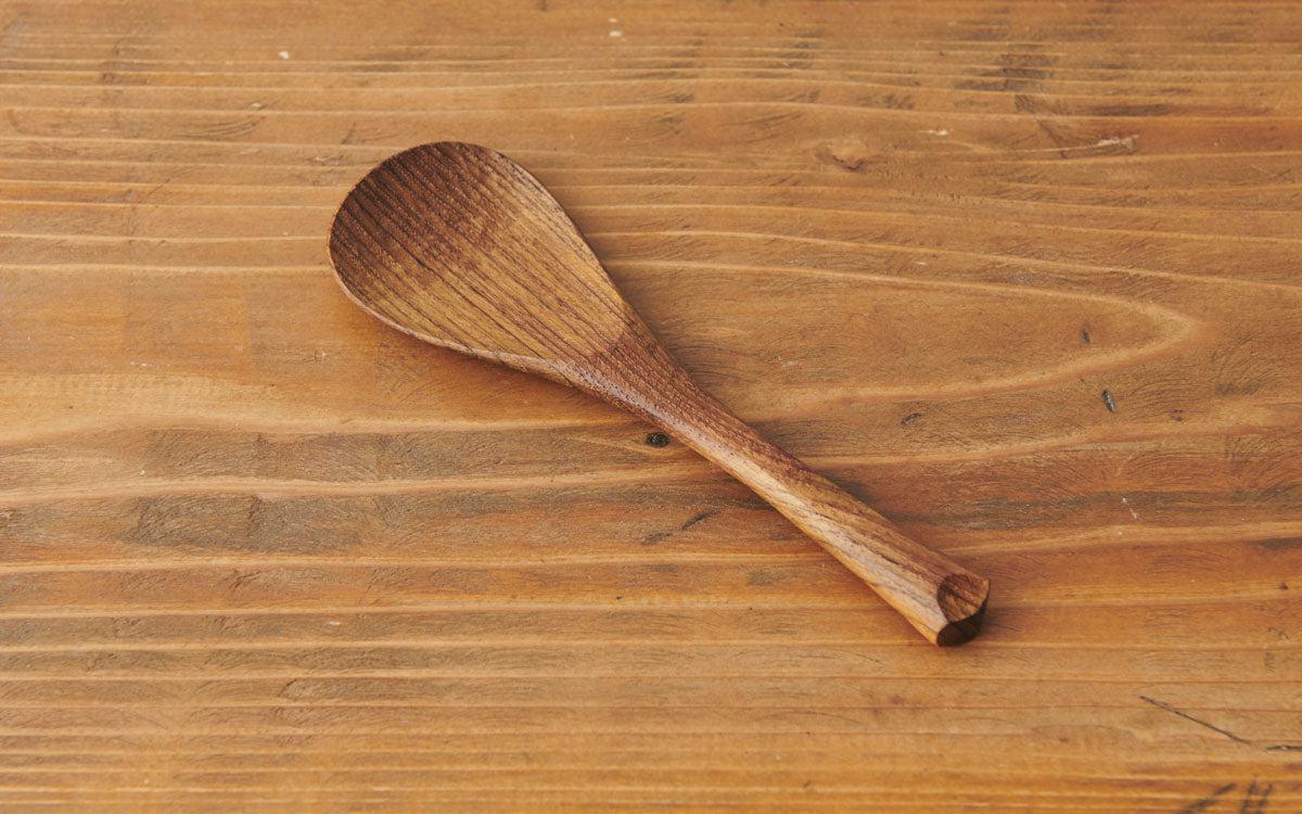 サーバースプーン チーク｜オイル・蜜蝋仕上げ