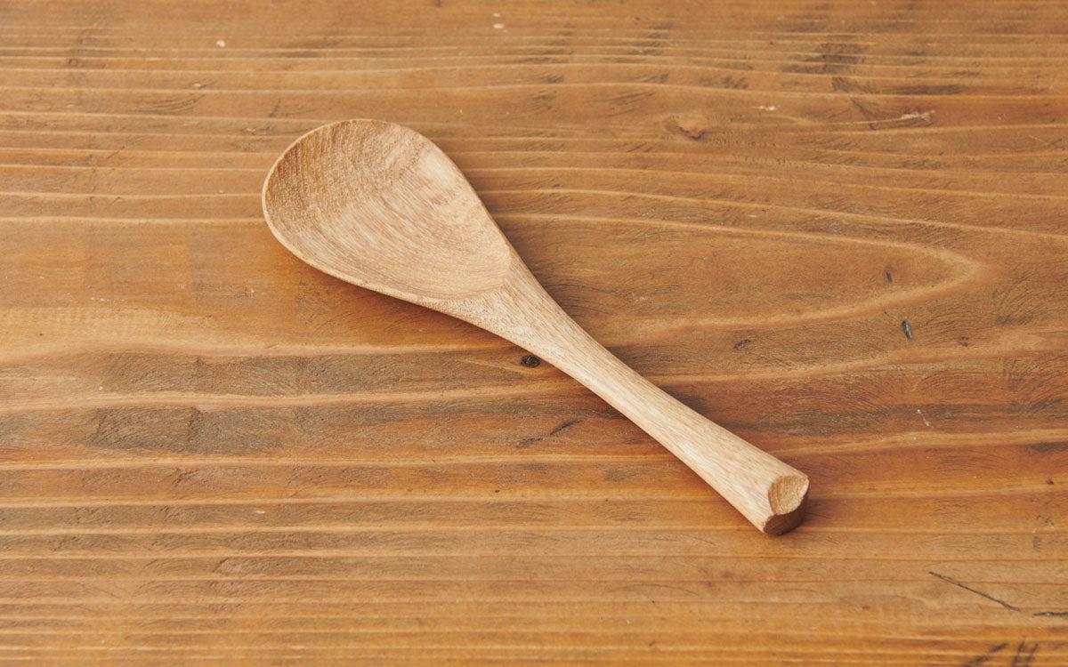 サーバースプーン タモ｜オイル・蜜蝋仕上げ