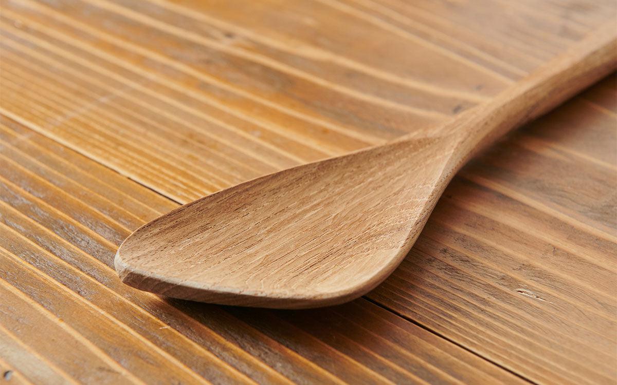 すくえる木べら チーク｜無塗装