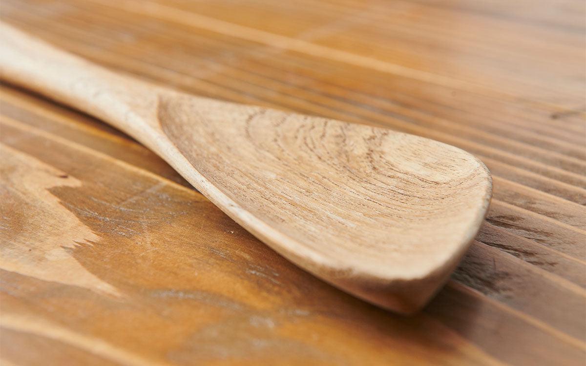 すくえる木べら タモ｜無塗装