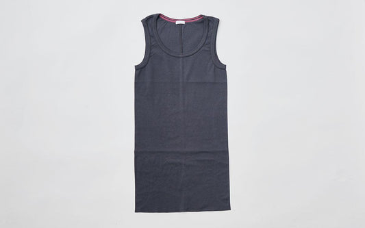 yohaku 5本針タンクトップ｜チャコール｜レディース