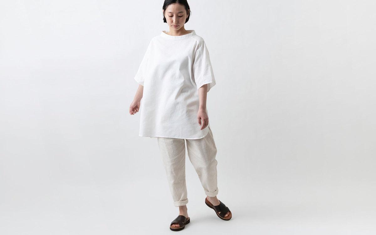 yohaku 備後節織パンツ｜生成り｜unisex3size
