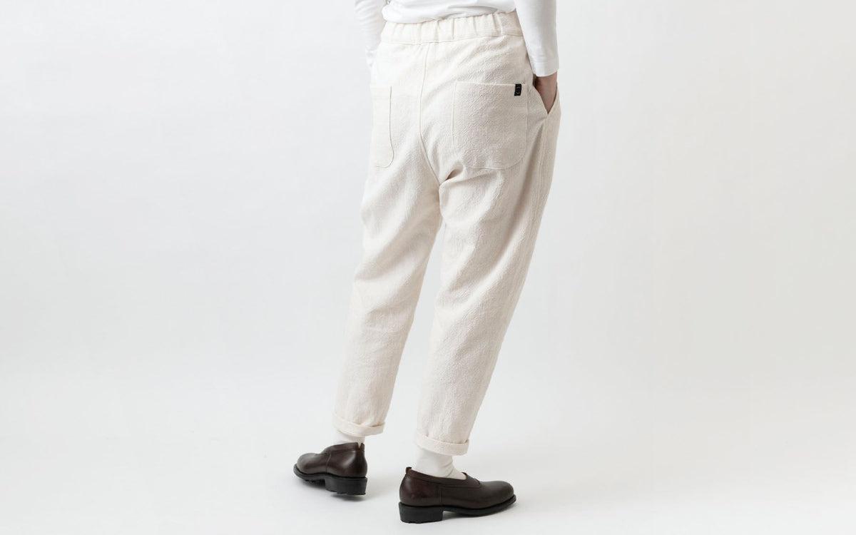 yohaku 備後節織パンツ｜生成り｜unisex3size