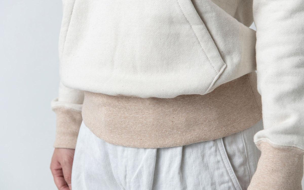 yohaku 茶綿プルパーカー｜チャコール｜unisex4size