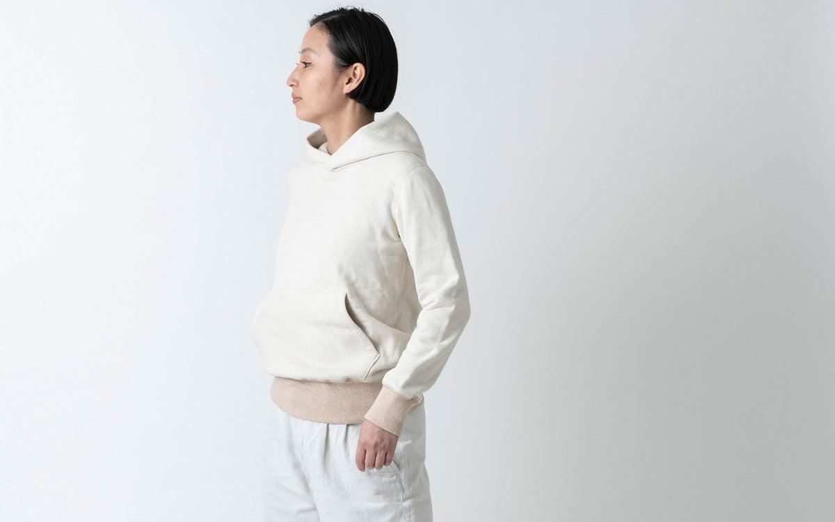 yohaku 茶綿プルパーカー｜チャコール｜unisex4size