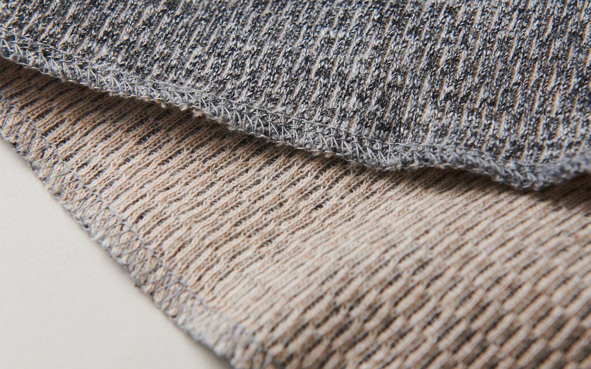 yohaku 茶綿サーマル長袖｜ブラック｜unisex4size