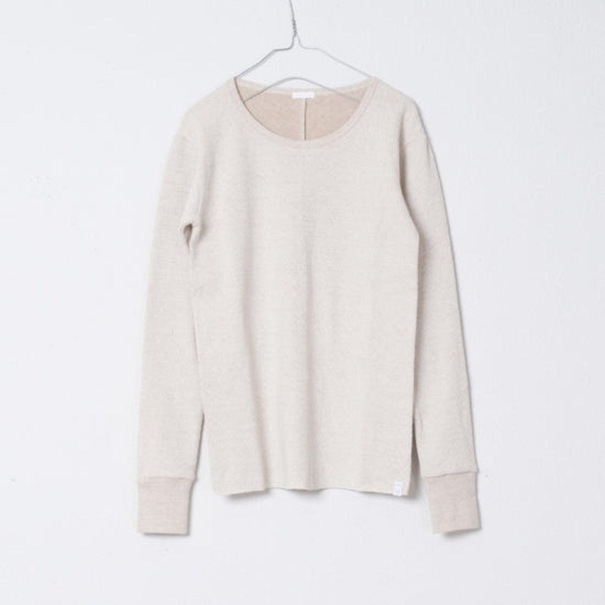 yohaku 茶綿サーマル長袖｜キナリ｜unisex4size