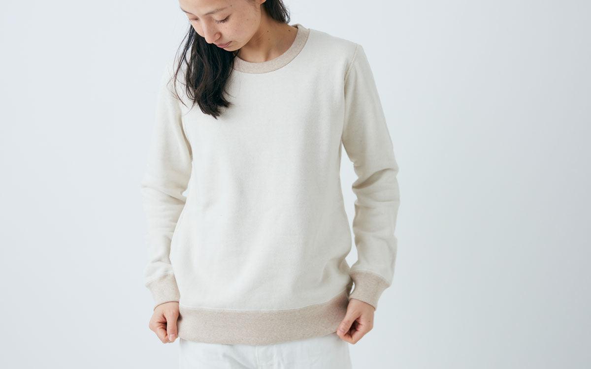 yohaku 茶綿トレーナー｜キナリ｜unisex4size