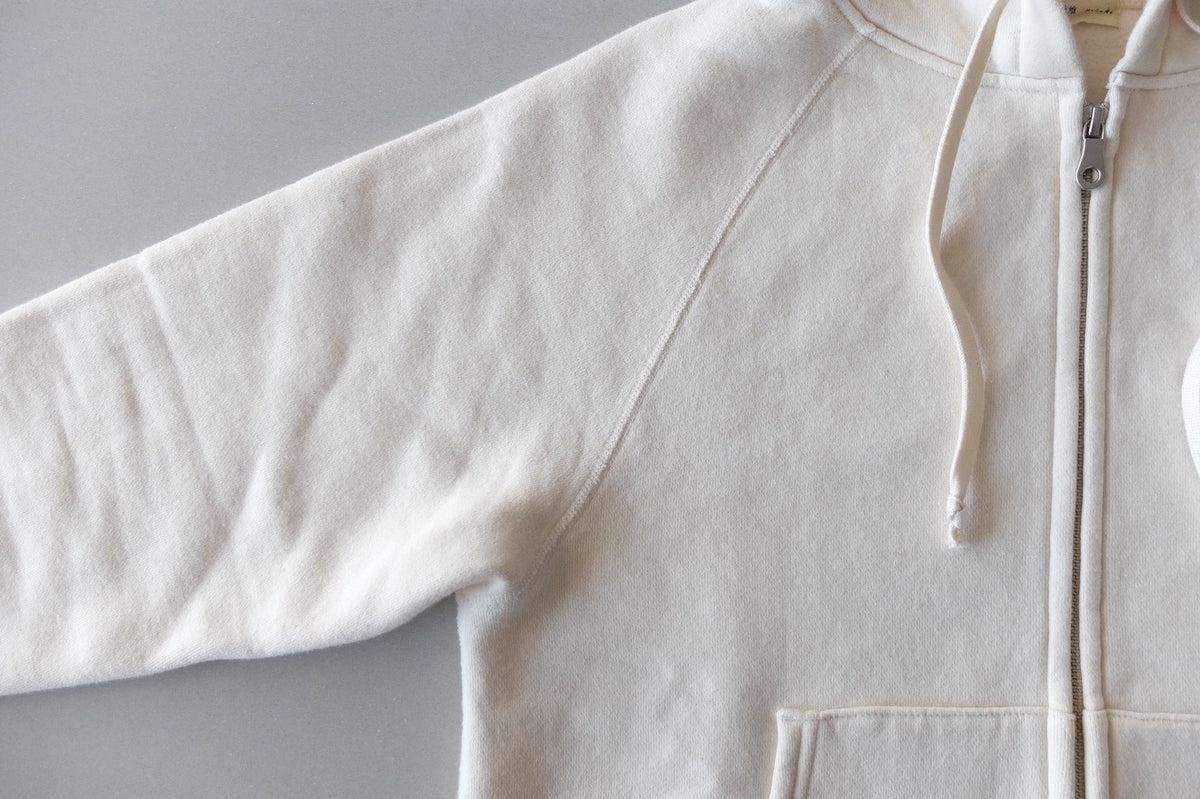 yohaku 裏起毛ラグランジップパーカー キナリ｜unisex 3 size