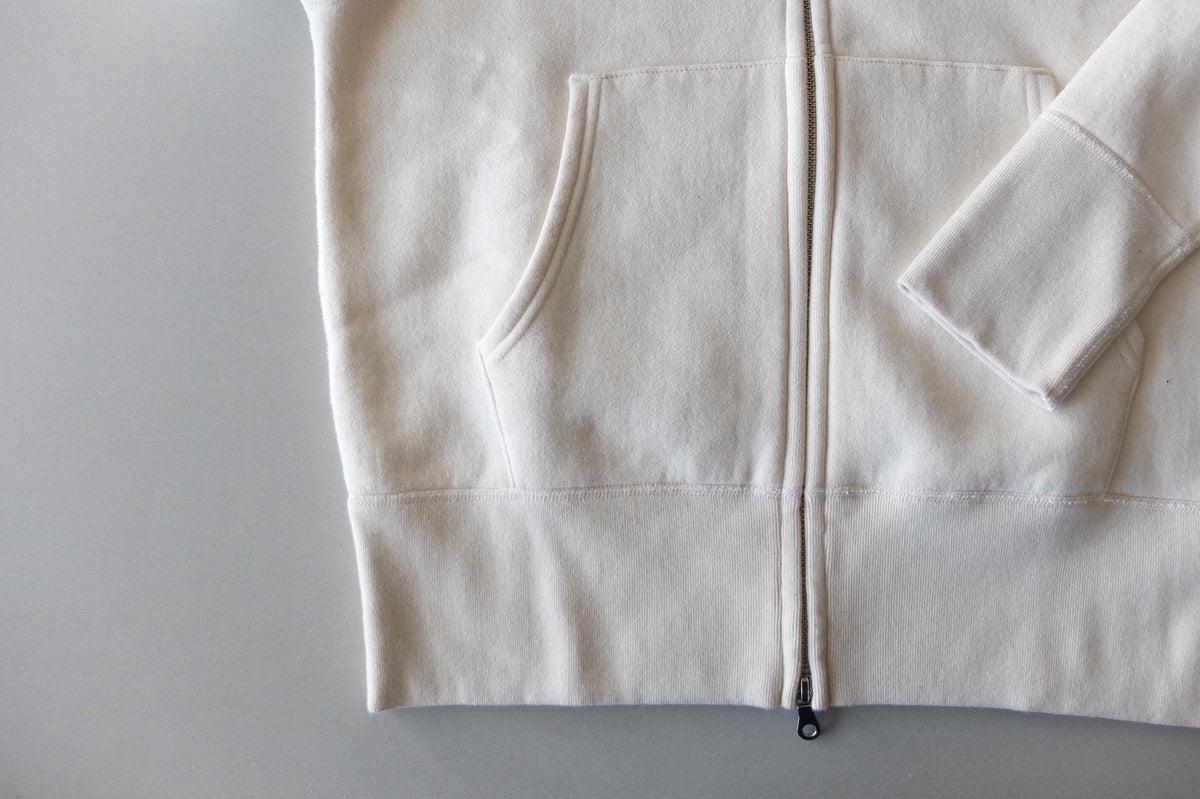 yohaku 裏起毛ラグランジップパーカー キナリ｜unisex 3 size