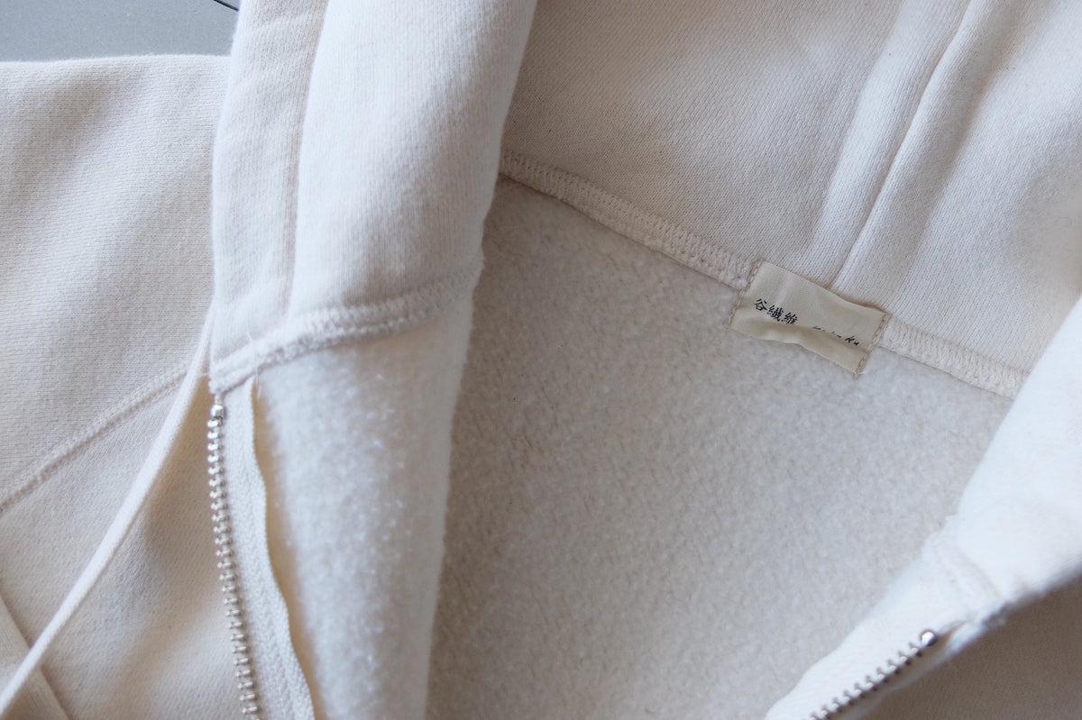 yohaku 裏起毛ラグランジップパーカー キナリ｜unisex 3 size