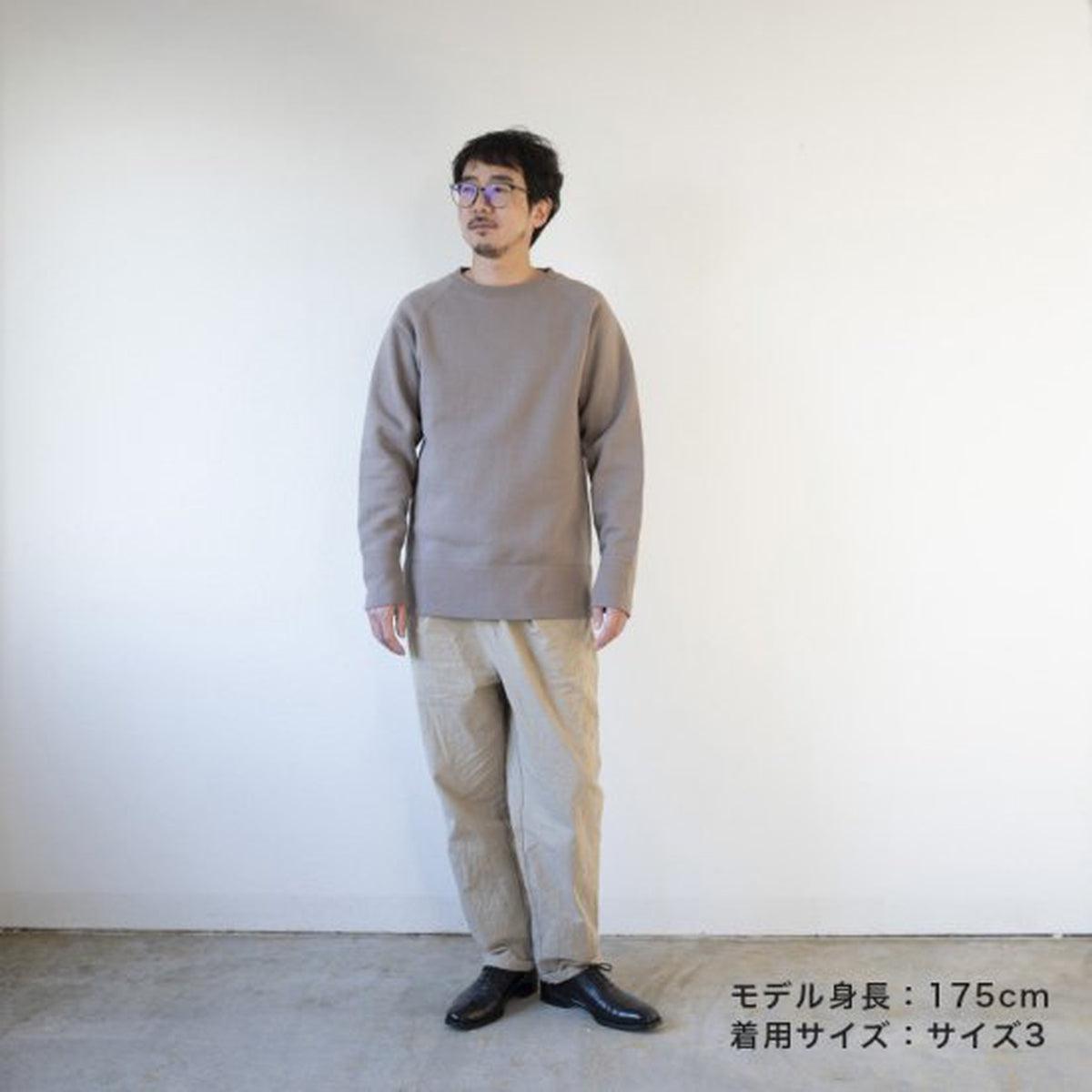 yohaku 裏起毛トレーナー ライトグレー｜unisex 3 size