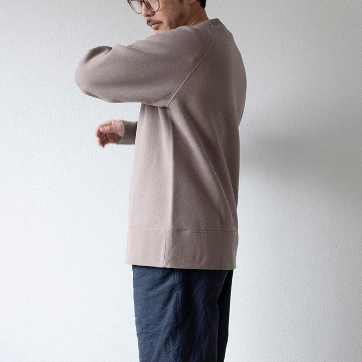 yohaku 裏起毛トレーナー ライトグレー｜unisex 3 size