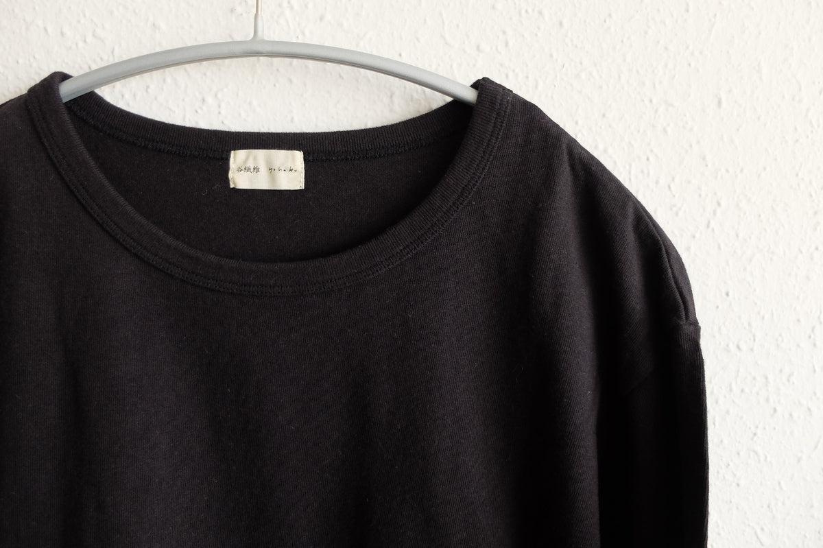 yohaku TUTU 長袖Tシャツ｜黒｜unisex3size