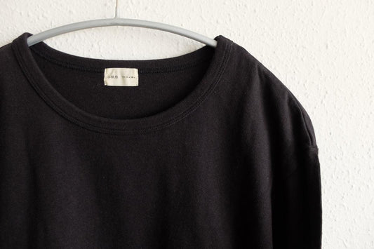 yohaku TUTU 長袖Tシャツ｜黒｜unisex3size