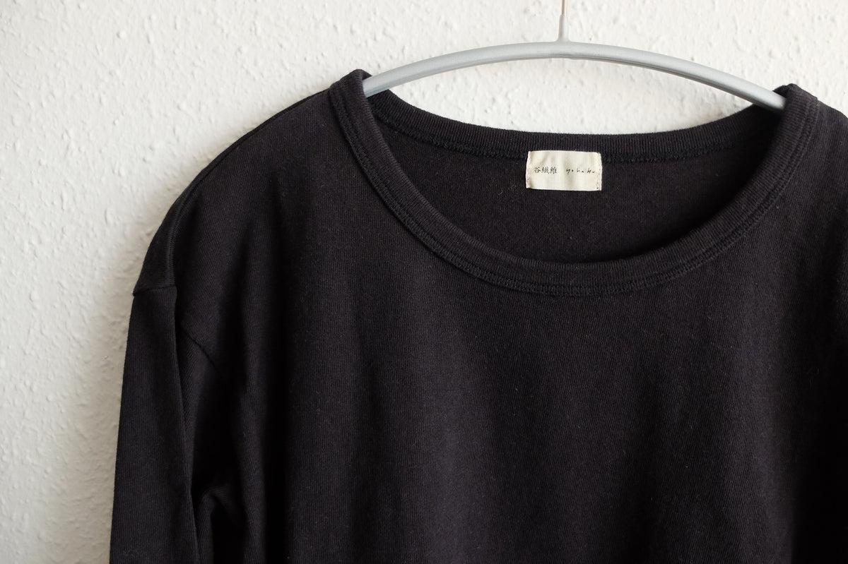 yohaku TUTU 長袖Tシャツ｜黒｜unisex3size