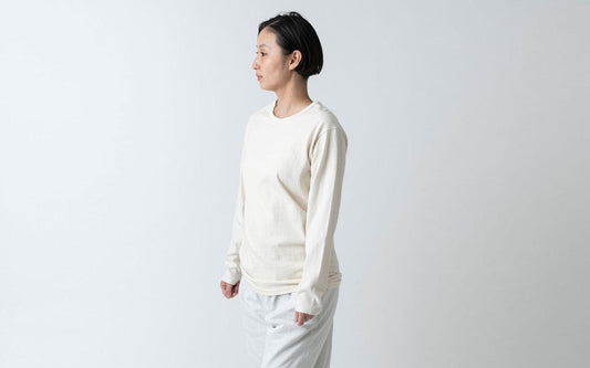 yohaku TUTU 長袖Tシャツ｜キナリ｜unisex3size