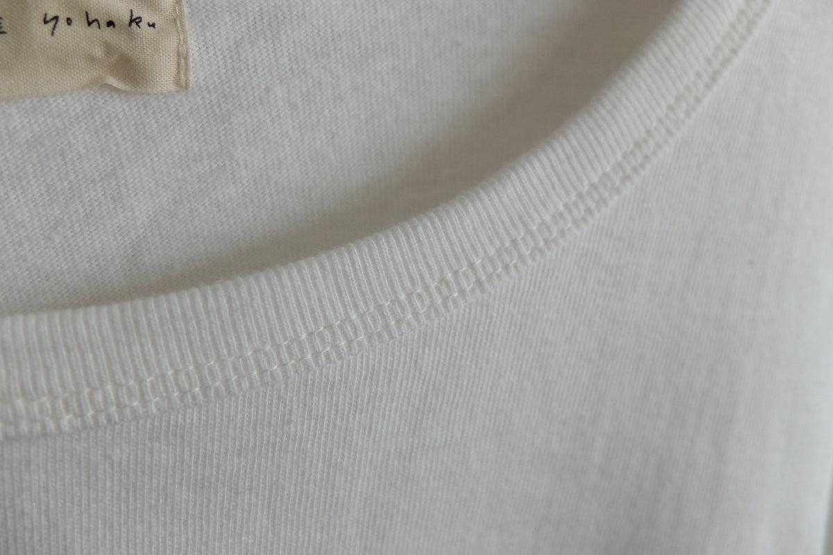 yohaku TUTU 長袖Tシャツ｜オフ白｜unisex3size