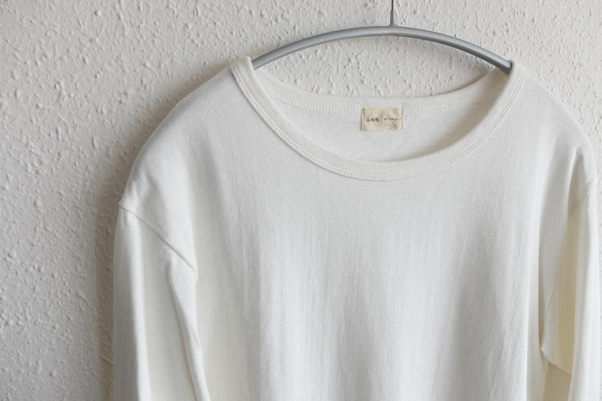 yohaku TUTU 長袖Tシャツ｜オフ白｜unisex3size