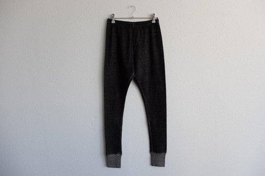 yohaku茶綿サーマルレギンス｜ブラック｜unisex 2 size