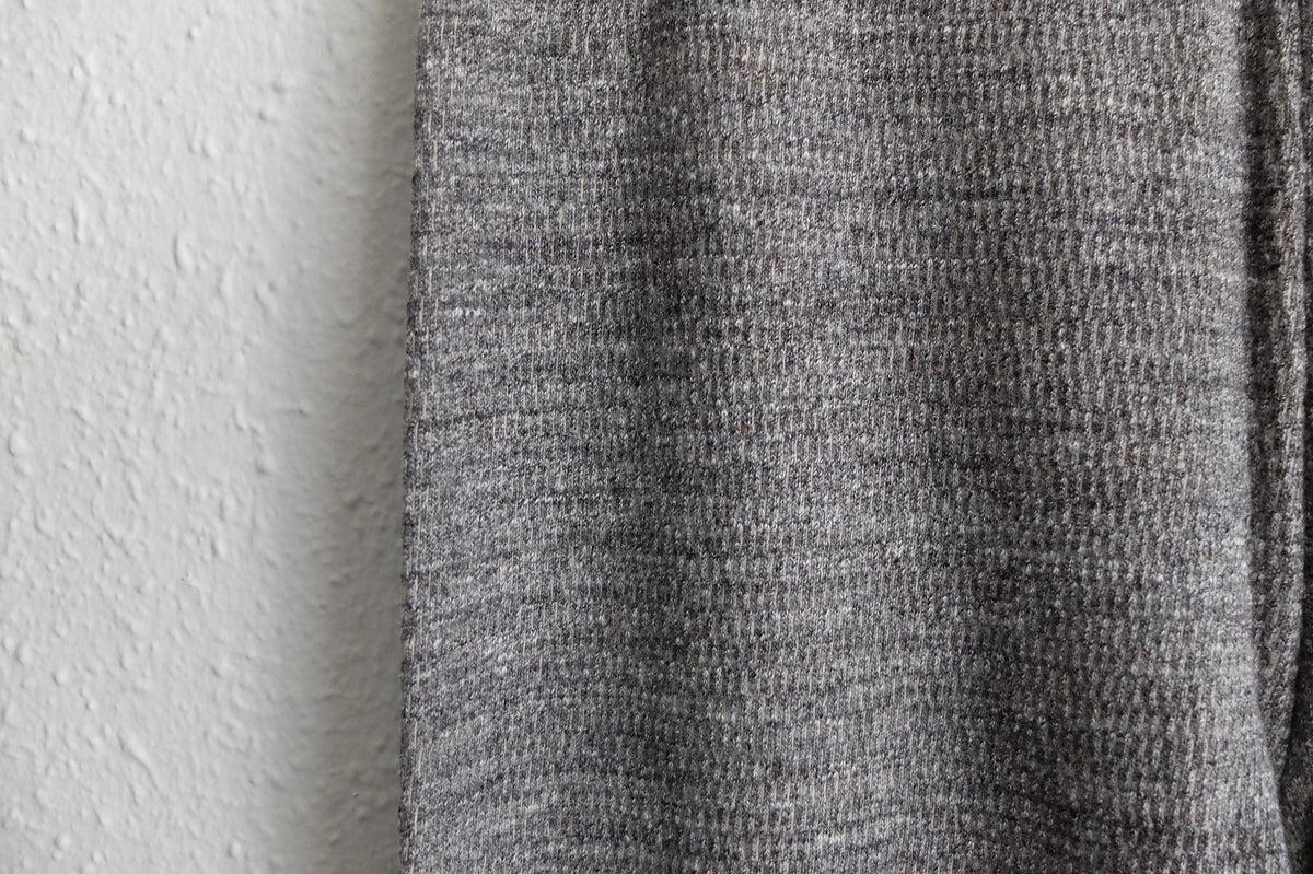 yohaku茶綿サーマルレギンス｜チャコール｜unisex 2 size