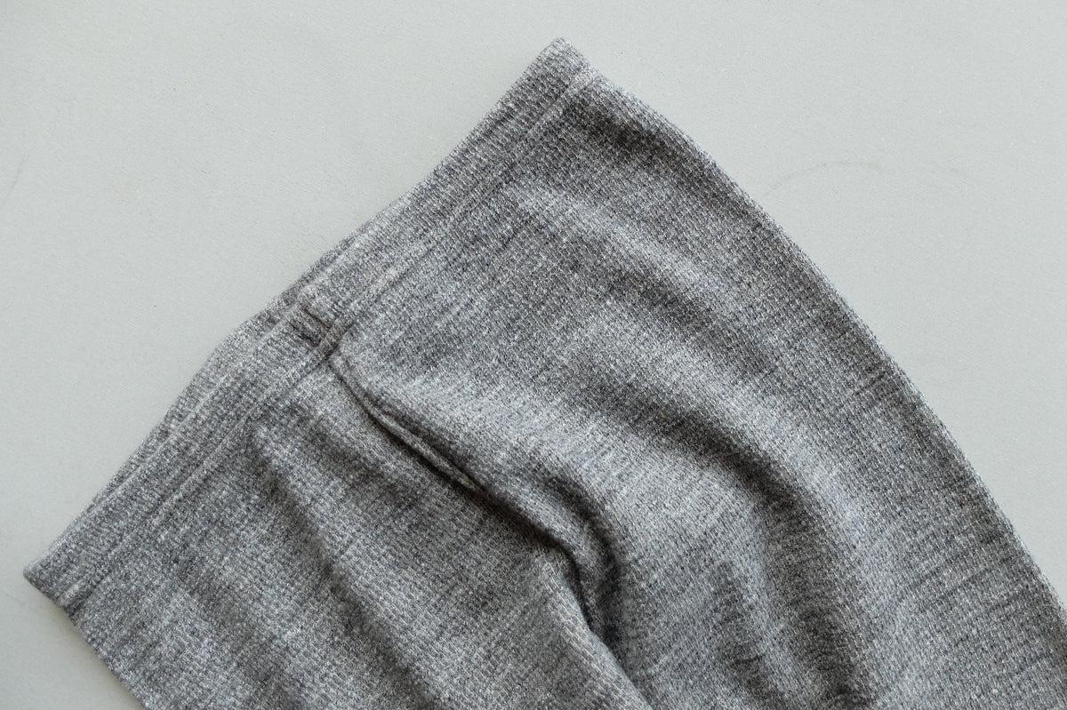 yohaku茶綿サーマルレギンス｜チャコール｜unisex 2 size