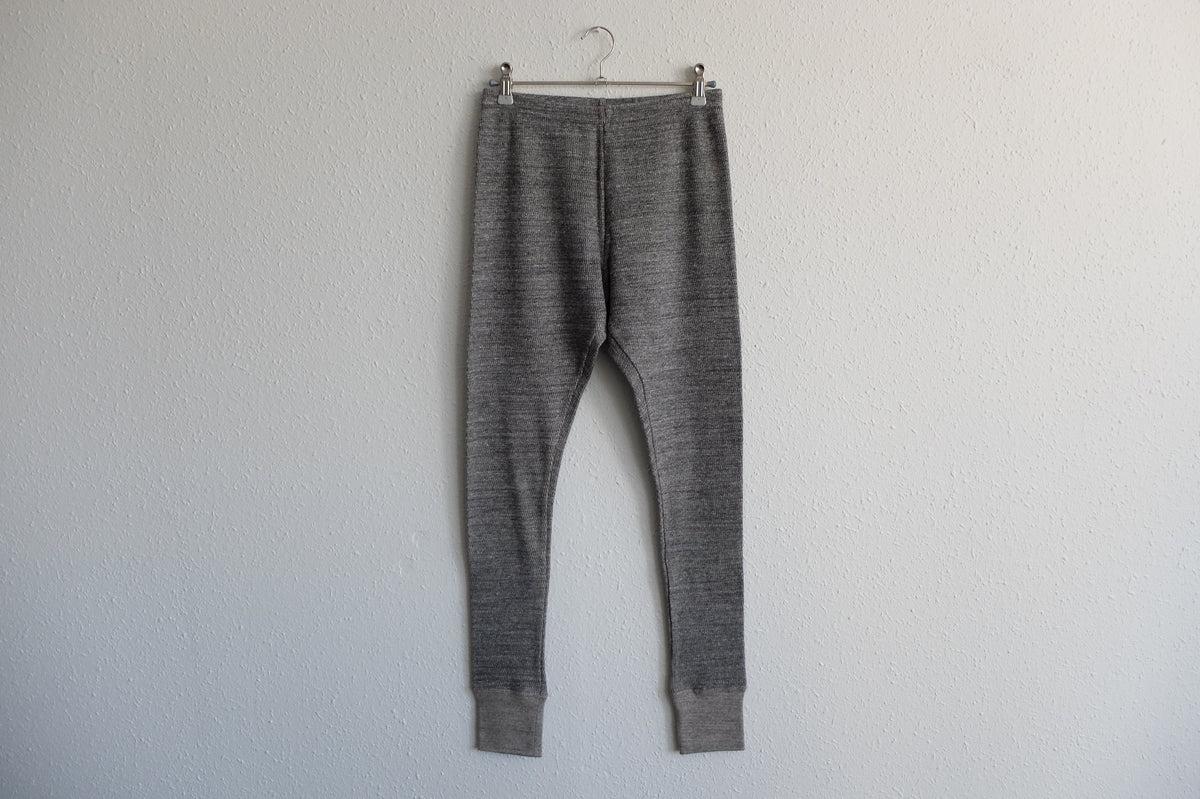 yohaku茶綿サーマルレギンス｜チャコール｜unisex 2 size